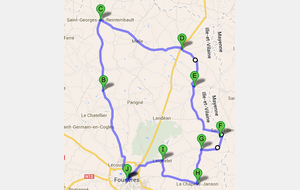 parcours du dimanche 29 janvier 2023