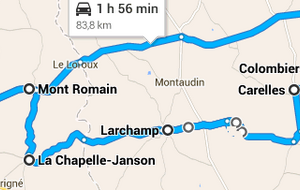 parcours du dimanche 19 mars 2023