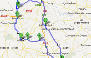 PARCOURS DU DIMANCHE 2 JUILLET