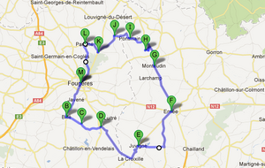 PARCOURS DU DIMANCHE 30 JUILLET