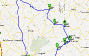 PARCOURS DU DIMANCHE 5 NOVEMBRE