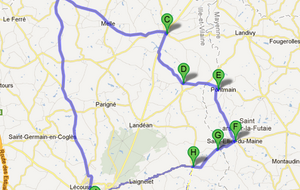 PARCOURS DU DIMANCHE 12 NOVEMBRE