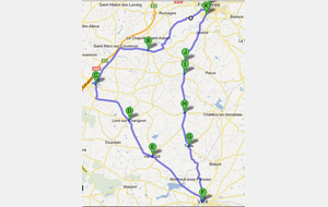 PARCOURS DU SAMEDI 11 NOVEMBRE