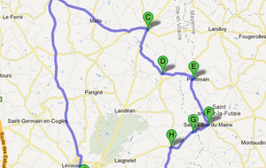 PARCOURS DU DIMANCHE 22 DECEMBRE