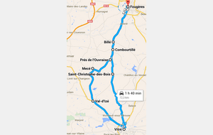 PARCOURS DU DIMANCHE 29 DECEMBRE