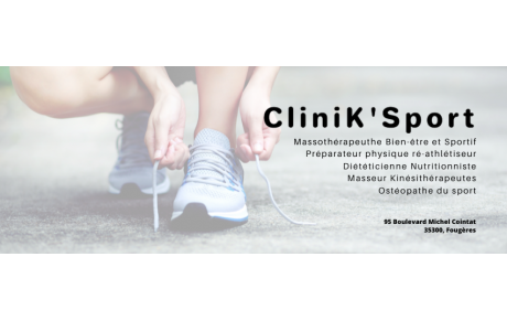 Clinik' Sport Fougères avec Romain Faligot Partenaire du Paris-Best-Paris 2023